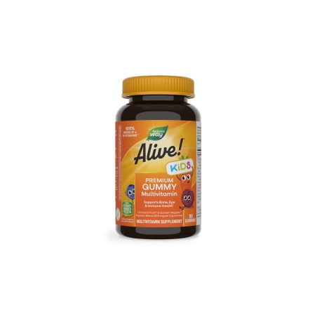 Премиум мултивитамини за деца Алайв - Alive! Kids Premium Multivitamin Gummy, 90 желирани таблетки