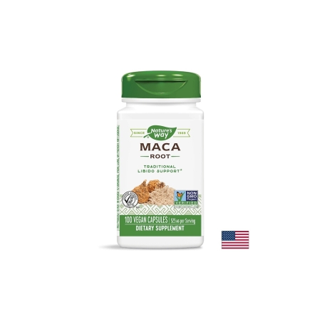 Nature’s Way Мака - хормонален регулатор, афродизиак и адаптоген 525 mg, 100 капсули