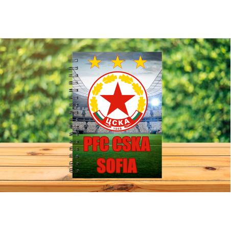 Тефтер ЦСКА София размер А5
