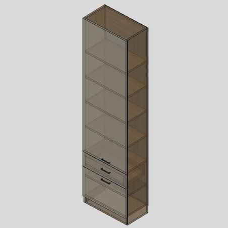 Модул за антре и коридор „Гардероб с рафтове + шкаф + чекмедже“