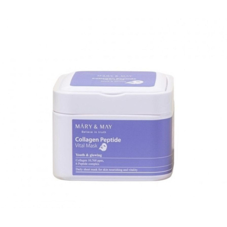 Mary & May Collagen Peptide Vital Mask 30pcs
