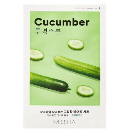 Missha Airy Fit Sheet Mask Cucumber 19g
