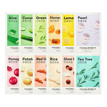 Missha Airy Fit Sheet Mask Green Tea 19g