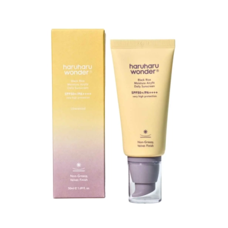 Haruharu Wonder Black Rice Moisture Airyfit Daily Sunscreen SPF50+ 50ml
