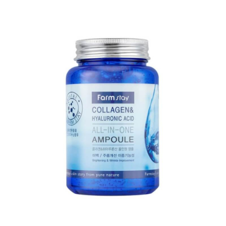 FARMSTAY Collagen & Hyaluronic Acid All-in-One Ampoule 250ml