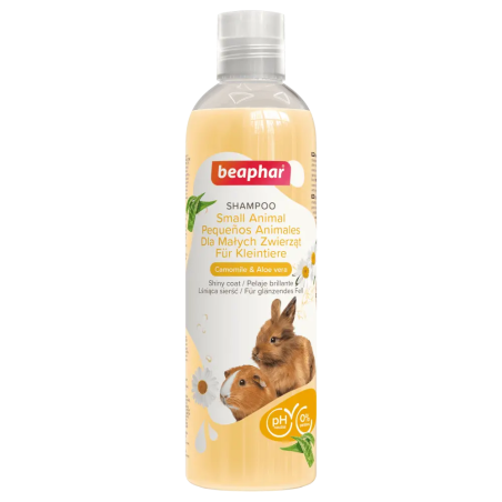 Beaphar Small Animal Camomile&Aloe vera - хипоалергенен шампоан с лайка и алое вера за дребни животни, 250 мл