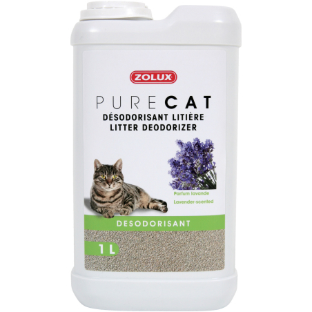 Ароматизатор за котешка тоалетна Zolux LAVENDER – с аромат на лавандула, 1л.
