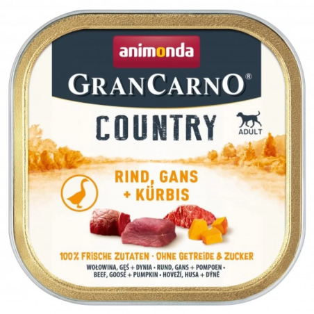 GranCarno Country говеждо, патица и тиква, 150 г