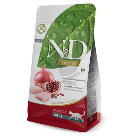 N&D PRIME CAT CHICKEN&POMEGR ADULT 1.5KG