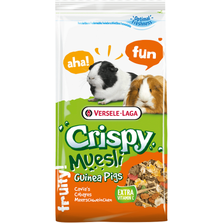 Versele Laga Crispy Muesli Guinea Pig - Пълноценна мюсли храна за морски свинчета - 1 кг