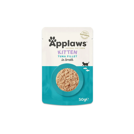 Applaws Kitten Tuna in Broth - Пауч за малки котенца с риба тон в бульон 50 гр
