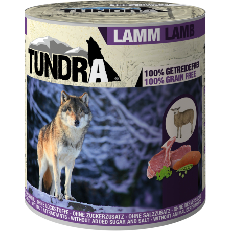 Tundra консерва с агнешко за израснали кучета -  800 гр