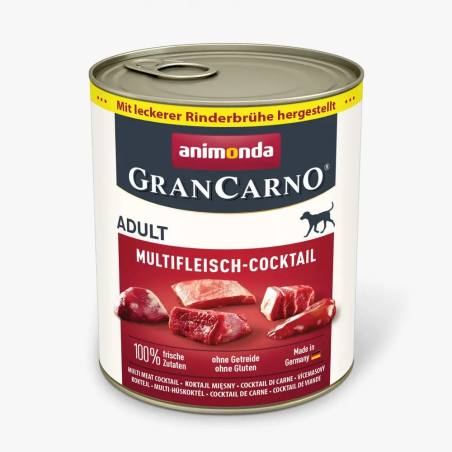 Gran Carno Adult - консервирана храна за кучета, мултикоктейл 800 г