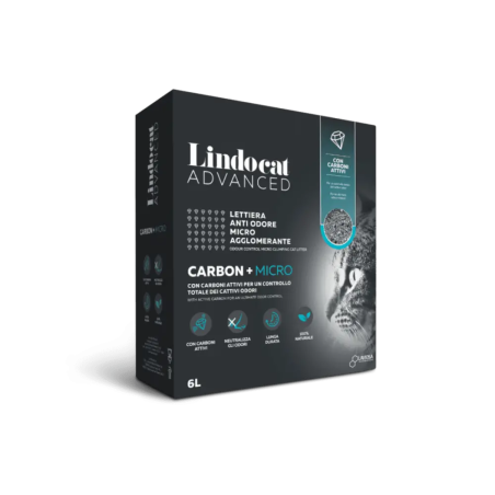 Lindo Cat Advanced Carbon+Micro котешка постелка, 6 л
