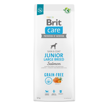 BRIT храна без зърнени култури GRAIN FREE JUNIOR LARGE 1 кг.