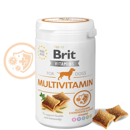 Хранителна добавка за кучета Brit Vitamins Multivitamin за поддържане на имунитета и доброто физическо състояние