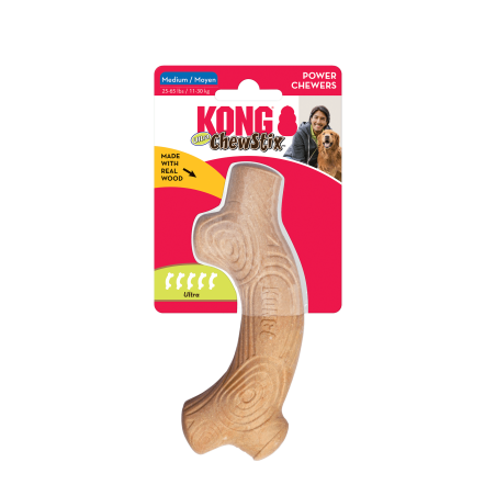 KONG CHEW STICKS играчка клон за дъвкане от дърво и бекон - 15.2 см
