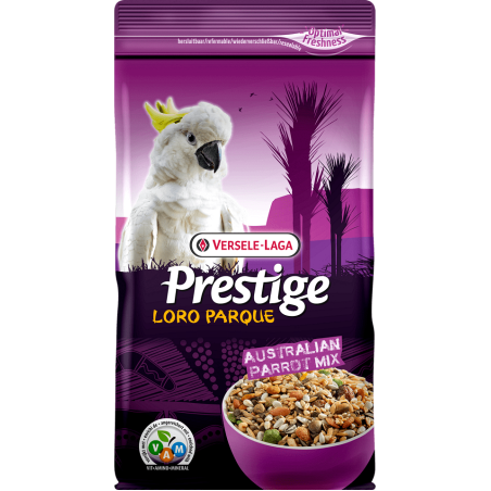 Versele Laga Prestige Premium Loro Parque Australian Parrot Mix – пълноценна храна за австралийски големи папагали (какаду) 1 кг