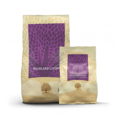 Essential Highland Living Small Size - 10 кг. - пълноценна храна с пуешко, говеждо, диви птици, сьомга, вдъхновенна от високопланинските райони на Шотландия