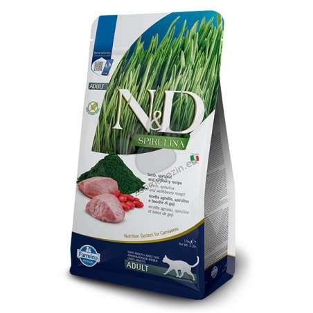 N&D CAT SPIRULINA LAMB ADULT 1,5 KG