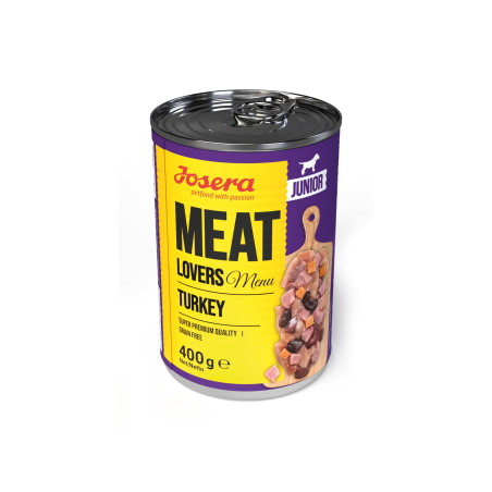 Josera Meat Lovers Menu Junior консерва с пуешко за подрастващи кучета 400 гр