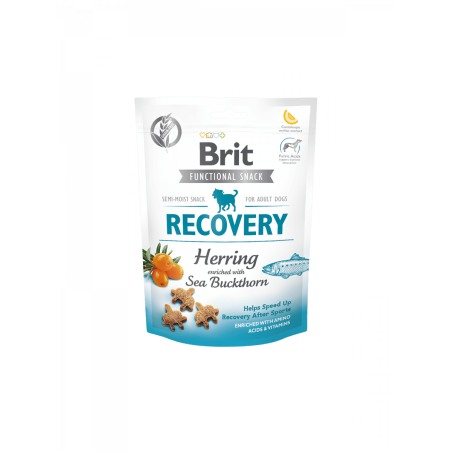 Brit Care Dog Functional Snack Recovery Herring – лакомство за възстановяване с херинга и морски зърнастец 150гр. 0.150 кг.