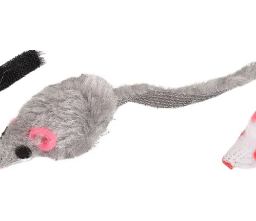 Играчка за котка Flamingo – малка мишка, 1бр