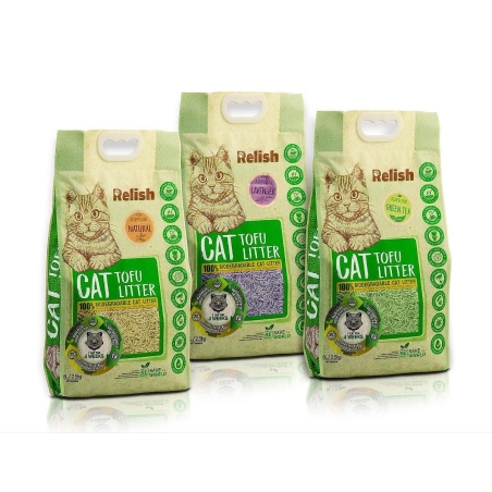 Котешка тоалетна Relish Cat Tofu Litter 6 L