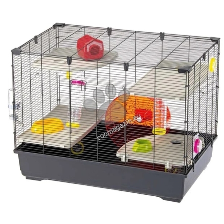 Ferplast Cage Village 80 Black - клетка за хамстери 82 / 51 / H 62 см.