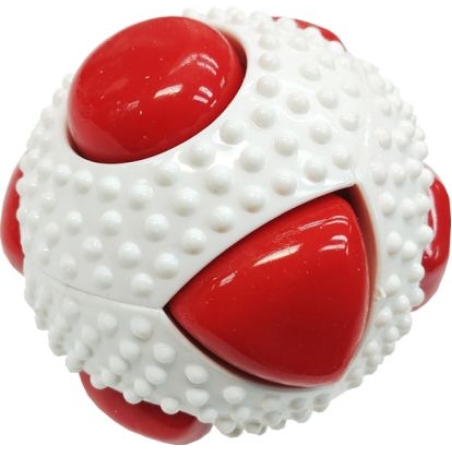 GimDog® SENSORY BALL EXTRA Играчка за куче - релефна сензорна топка с пищялка 8,3 cm
