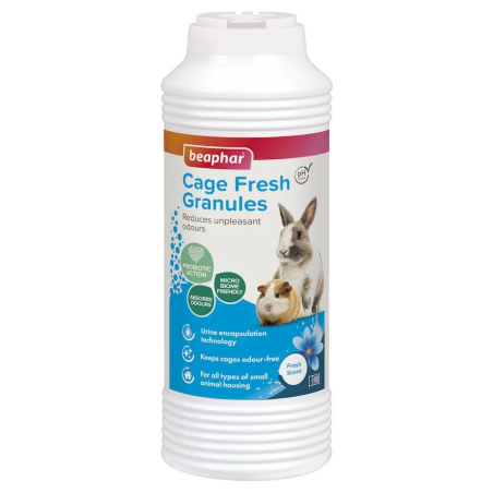 Beaphar Cage Fresh Granules - ароматизатор за клетки за малки животни, 600 г