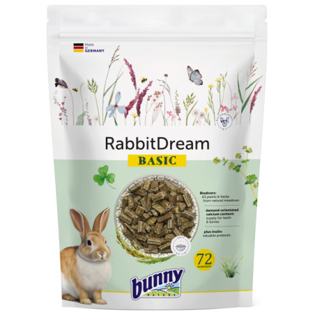 Храна за порастнали зайчета от 6-ия месец 600 г - bunny BASIC 600 g