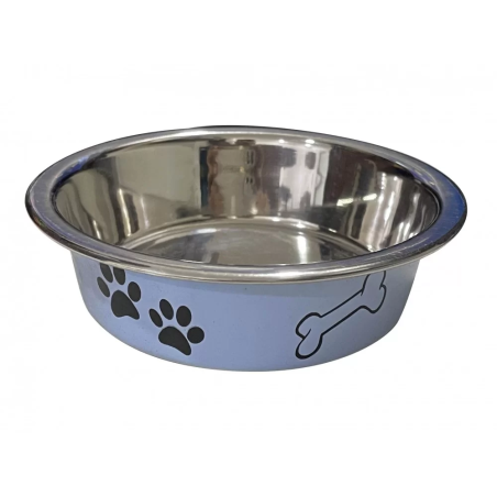 anipro Paws No Slip метална купа синя 12 см, 0.2 л