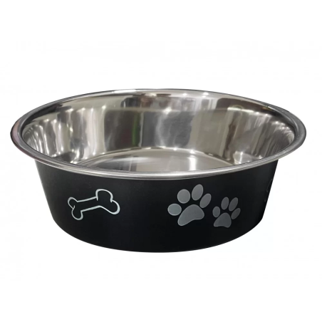 anipro Paws No Slip метална купа черна 12 см, 0.2 л
