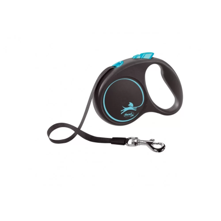 flexi Black Design L - 5м лента, до 50кг, светло синьо
