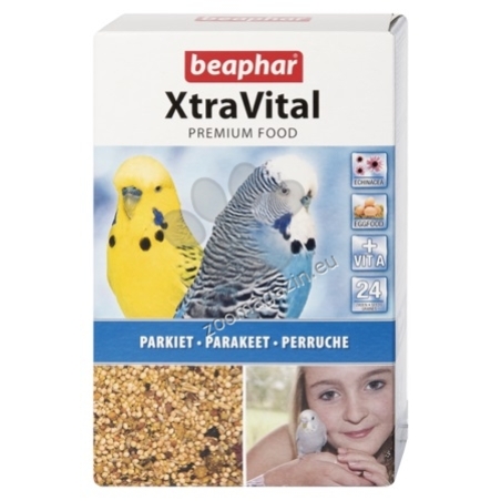 Beaphar XtraVital - премиум храна за вълнисти папагали 500 гр.