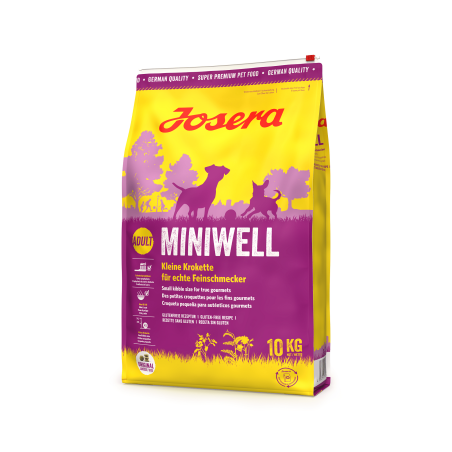 Josera Dog Miniwell суха храна с пилешко за израснали кучета от дребните породи -  10 кг