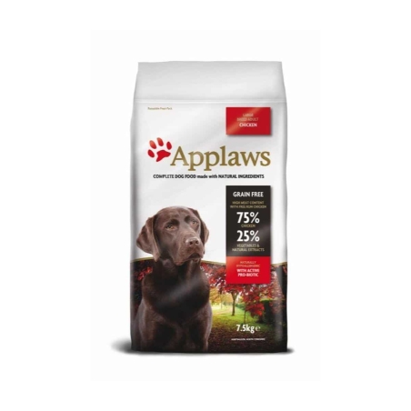 Applaws Adult Large Chicken - суха храна за кучета от едрите породи с 75% пиле - 2кг
