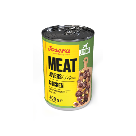 Josera Meat Lovers Menu Junior консерва с пилешко за подрастващи кучета 400 гр
