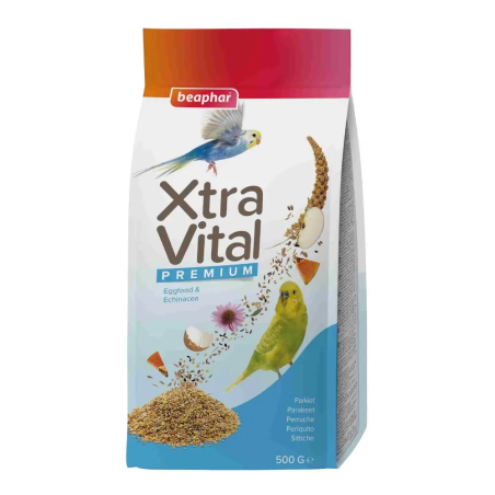 Beaphar XtraVital премиум храна за вълнисти папагали, плик, 1кг