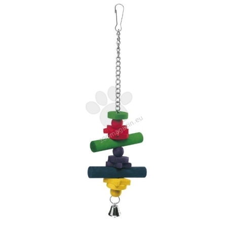 Ferplast - Parrot Toy pa4094 - играчка за малки, средни и големи папагали ø 3,8 / 31 cm