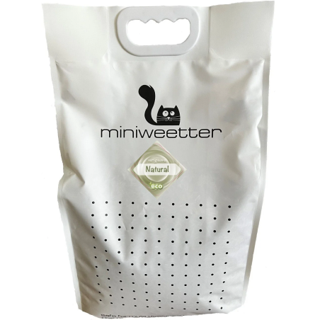 Miniweetter Natural - Биоразградима соева котешка тоалетна Натурална без аромат за чувствителни - 7л