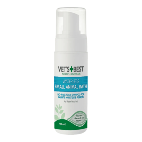 Vet's Best Waterless Small Animal Bath шампоан-пяна за дребни животни без отмиване, 150 мл