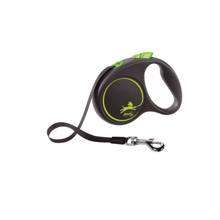 flexi Black Design L - 5м лента, до 50кг, зелено