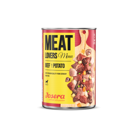 Josera Meat Lovers Menu консерва с говеждо и картоф за израснали кучета -  800 гр