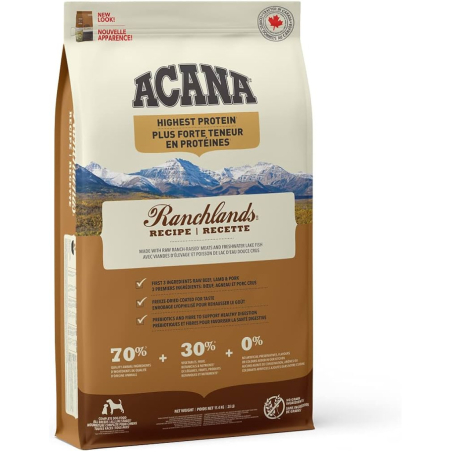 Суха храна за кучета Acana Regionals Ranchlands 11.4kg
