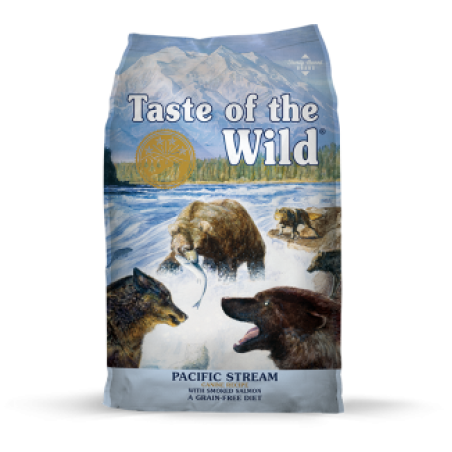 ТОУ 2 кг куче пушена сьомга - PACIFIC STREAM CANINE INTL Taste of the Wild
