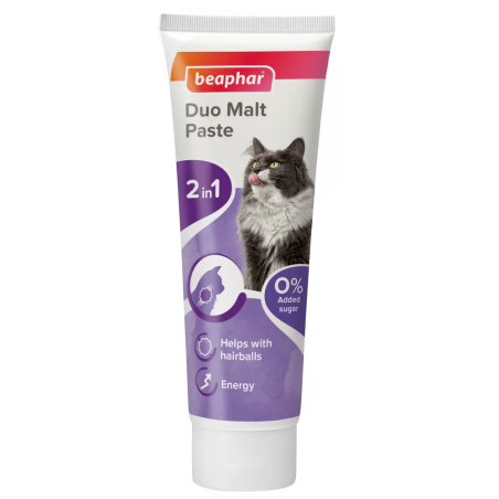 Beaphar Duo Malt Paste дуо малцова паста 100 г тубичка
