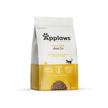 Applaws Adult Cat Chicken - суха храна за котка с 80% Пиле - 400г