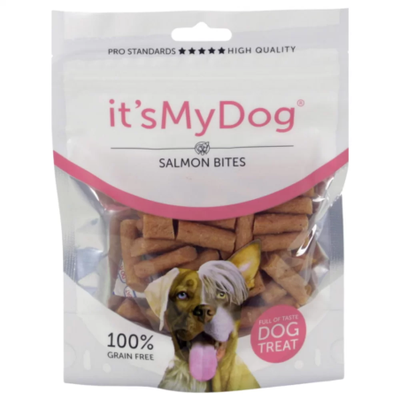 It`s My Dog лакомство за кучета, хапки със сьомга, 85 г